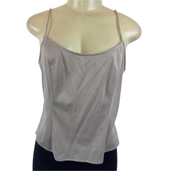 JS Boutique Women's Beige Sheer & Embroidered Long Sleeve Cami Set Sz 10 - Picture 4 of 11